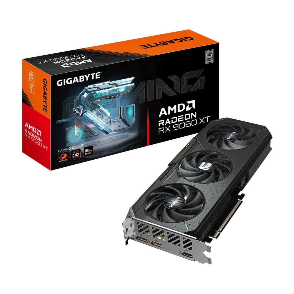 Tarjeta Grafica Gigabyte Radeon RX 9060 XT GAMING OC 16G